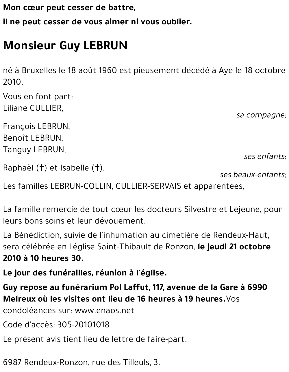 Guy LEBRUN