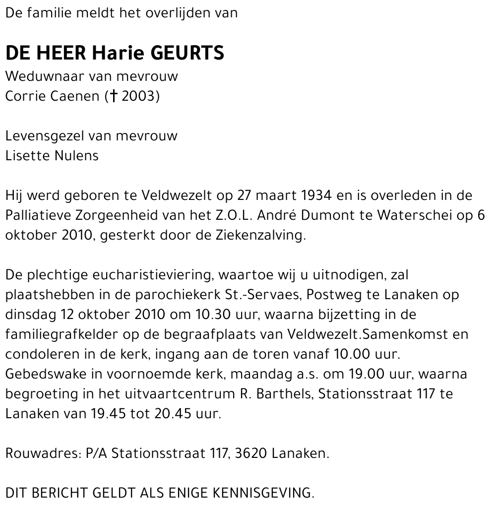 Harie Geurts