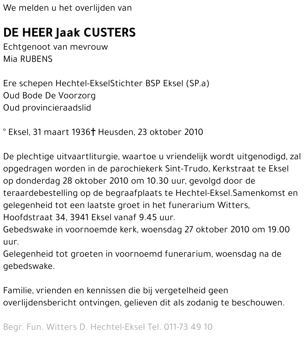 Jaak Custers