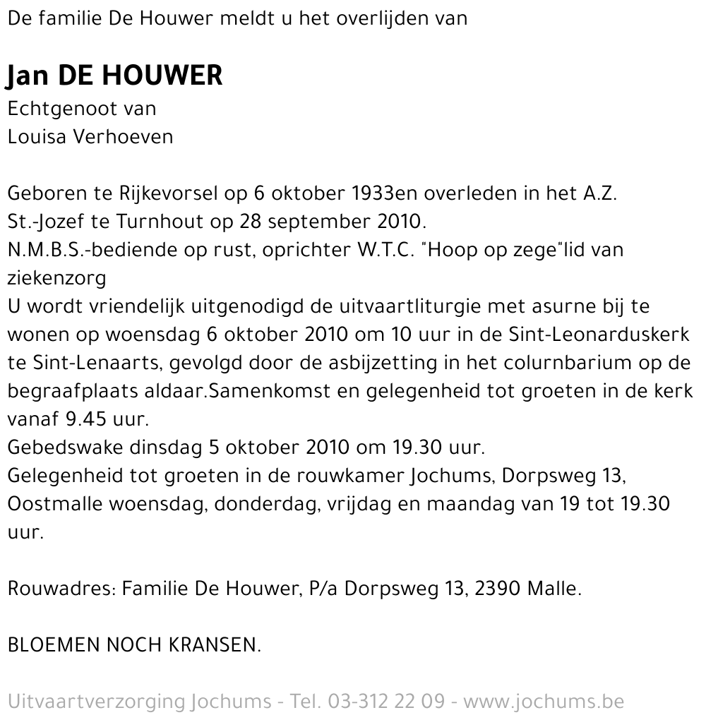 Jan De Houwer