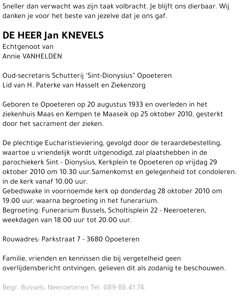 Jan Knevels