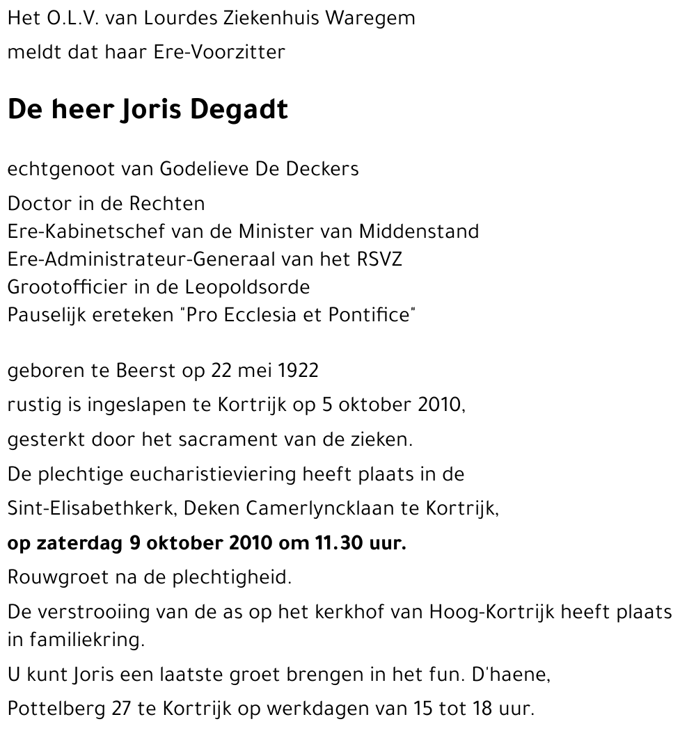 Joris Degadt