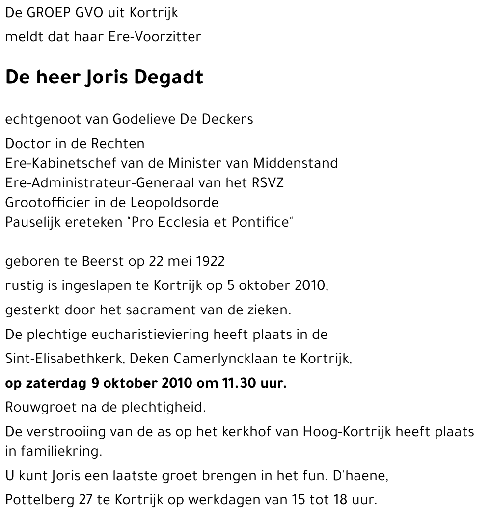 Joris Degadt