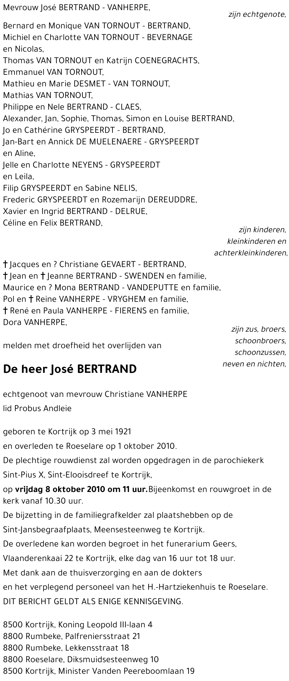 José BERTRAND