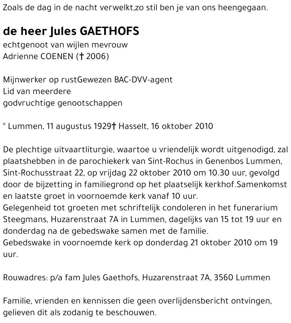 Jules Gaethofs