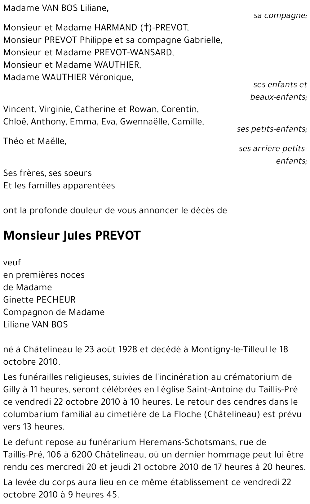 Jules PREVOT