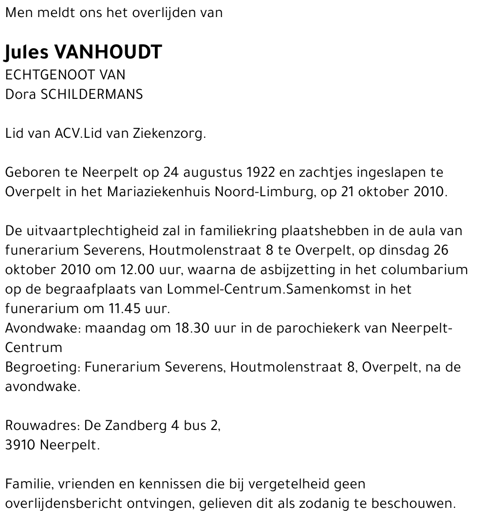 Jules Vanhoudt