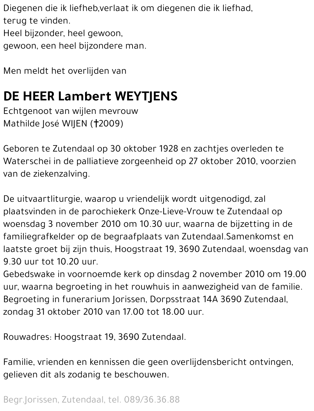 Lambert Weytjens