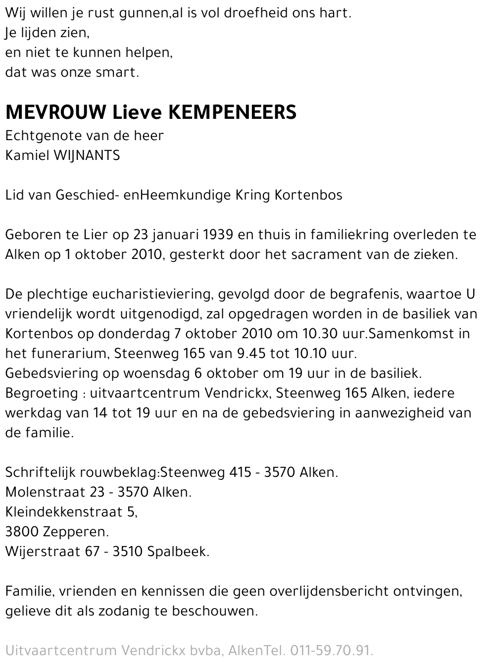 Lieve Kempeneers