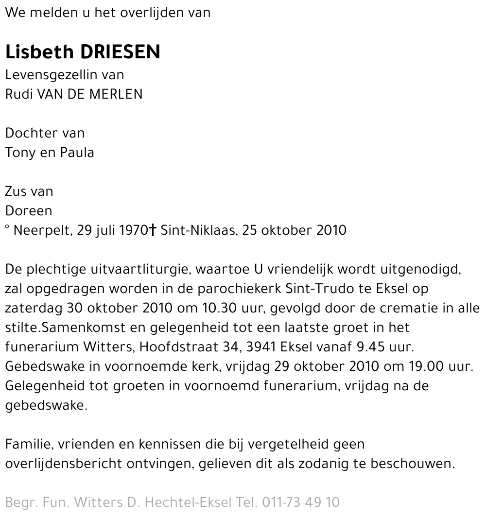 Lisbeth Driesen