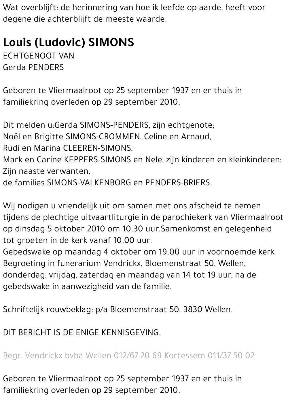 Louis (Ludovic) SIMONS