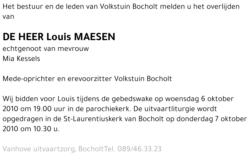 Louis Maesen