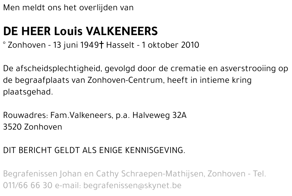 Louis Valkeneers