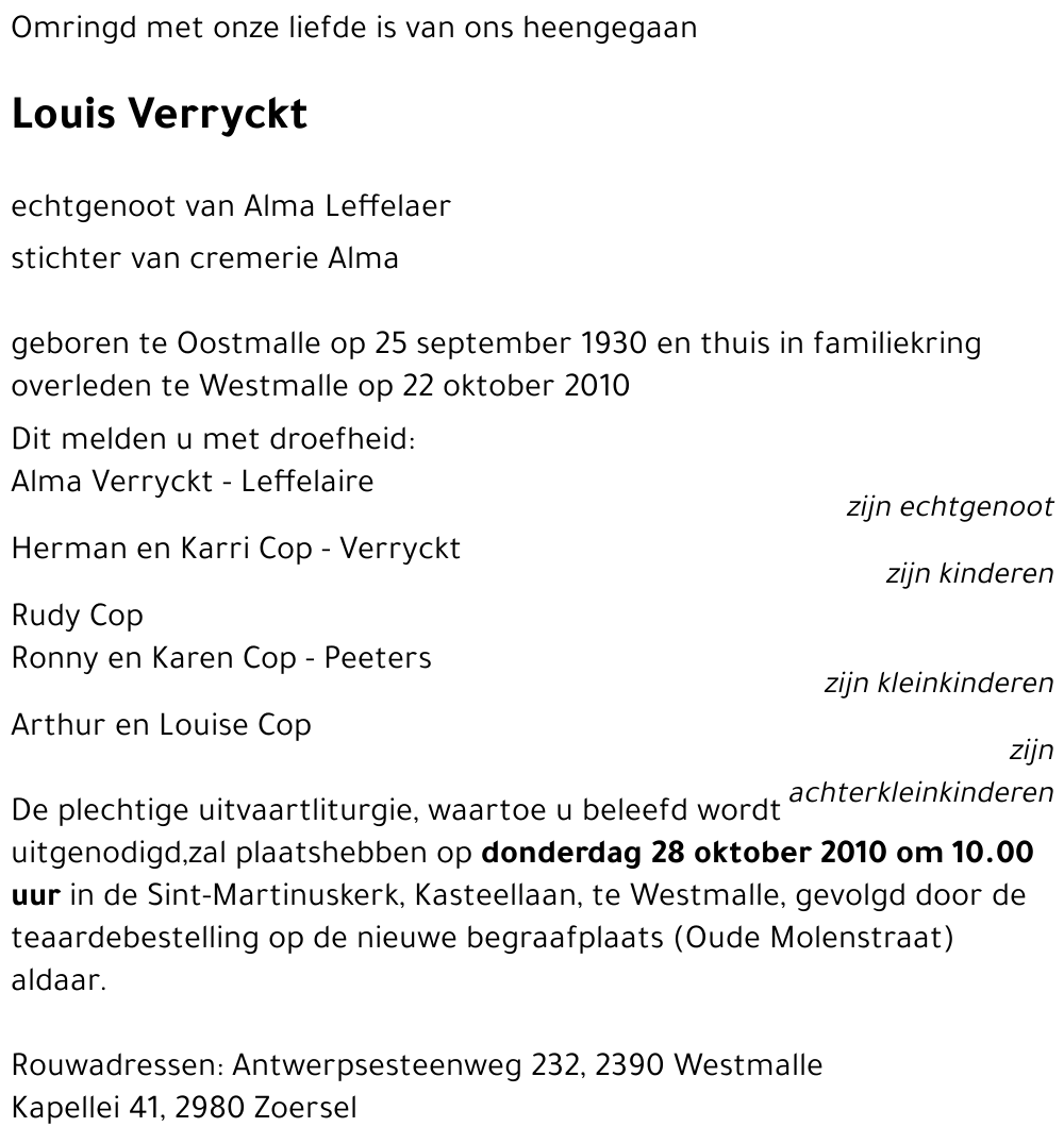 Louis Verryckt