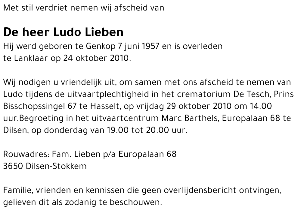 Ludo Lieben