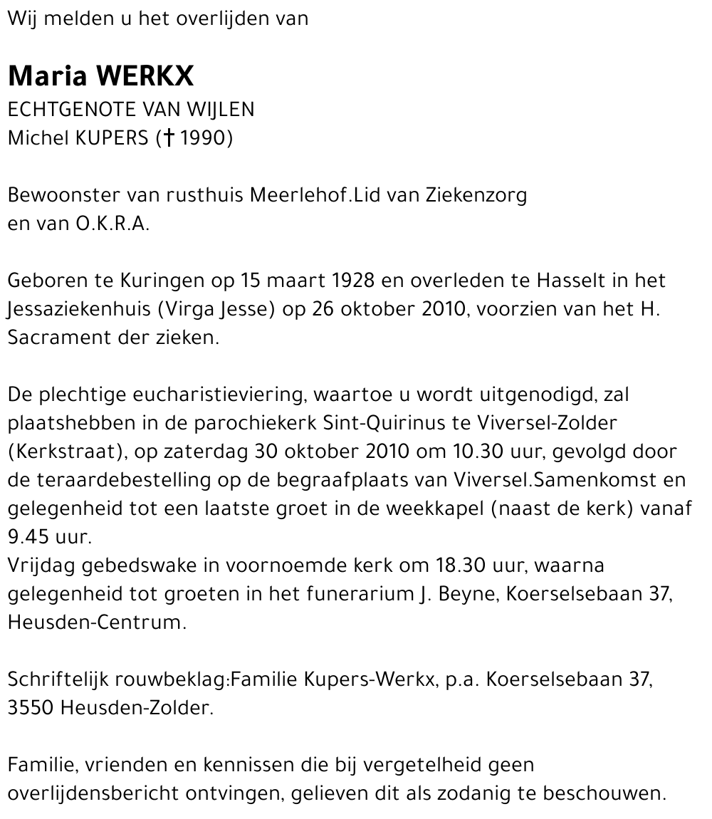 Maria Werkx