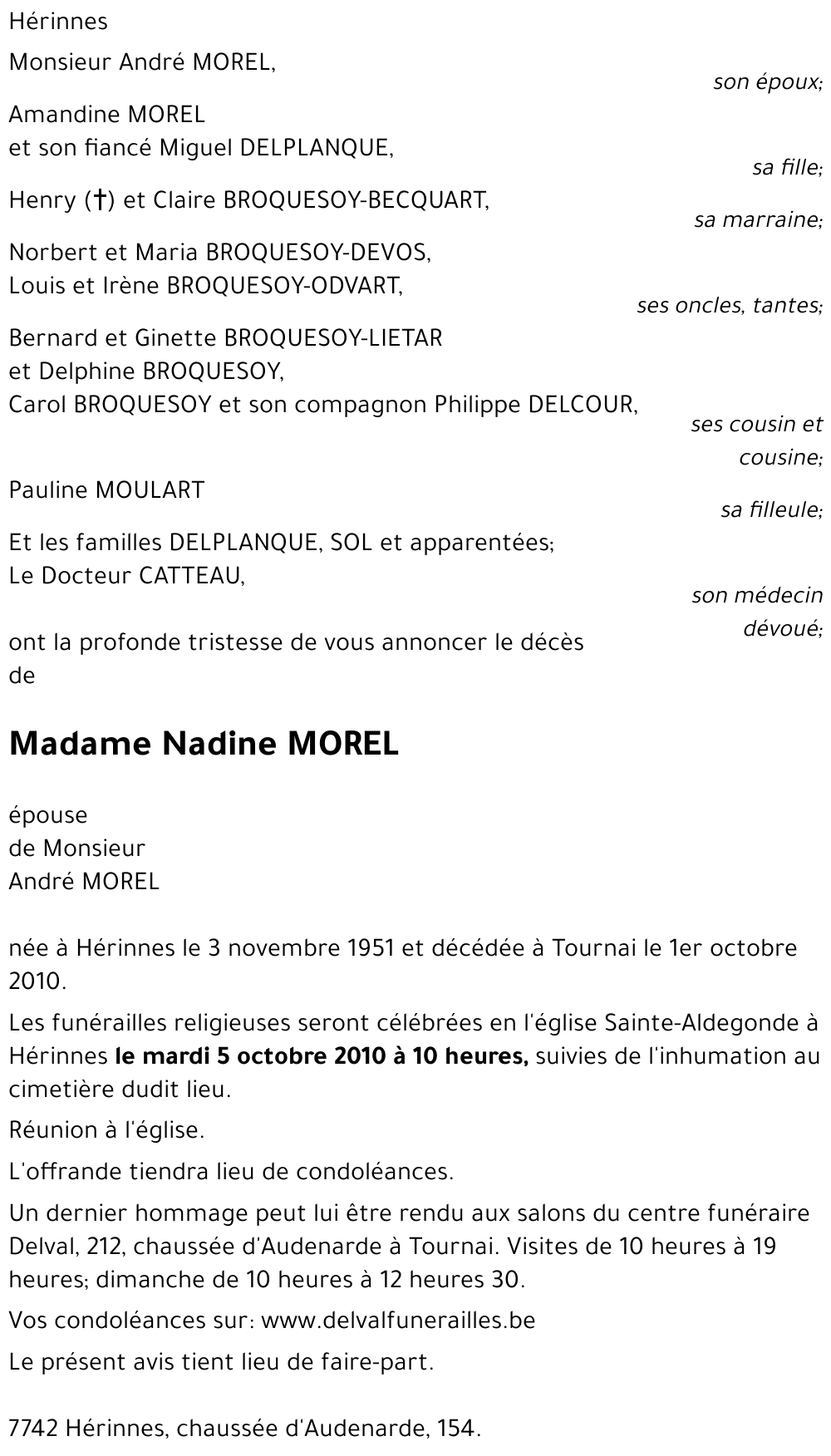 Nadine MOREL