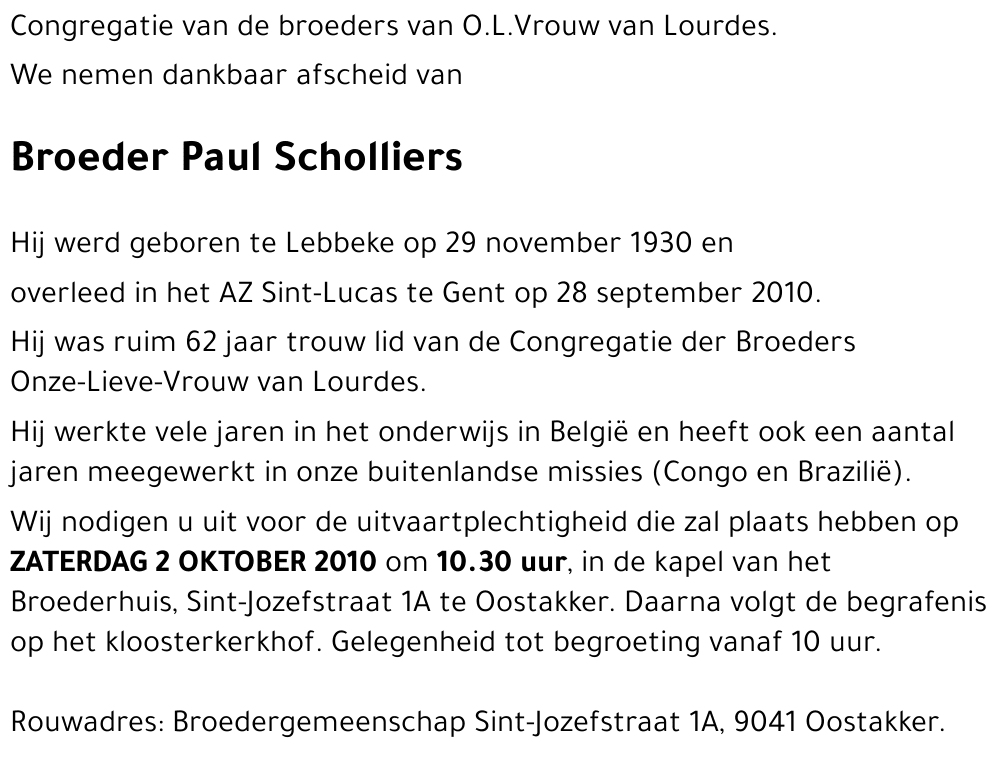 Paul Scholliers