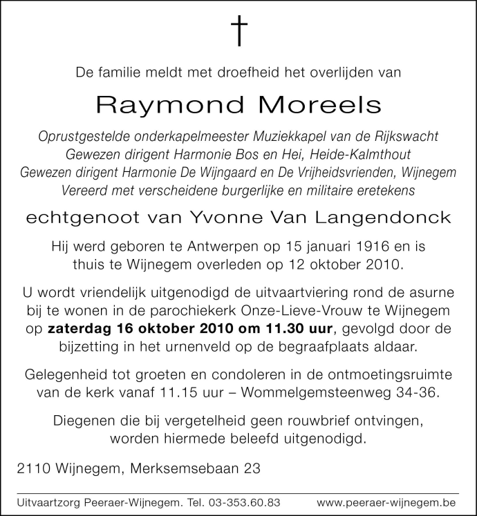 raymond Moreels