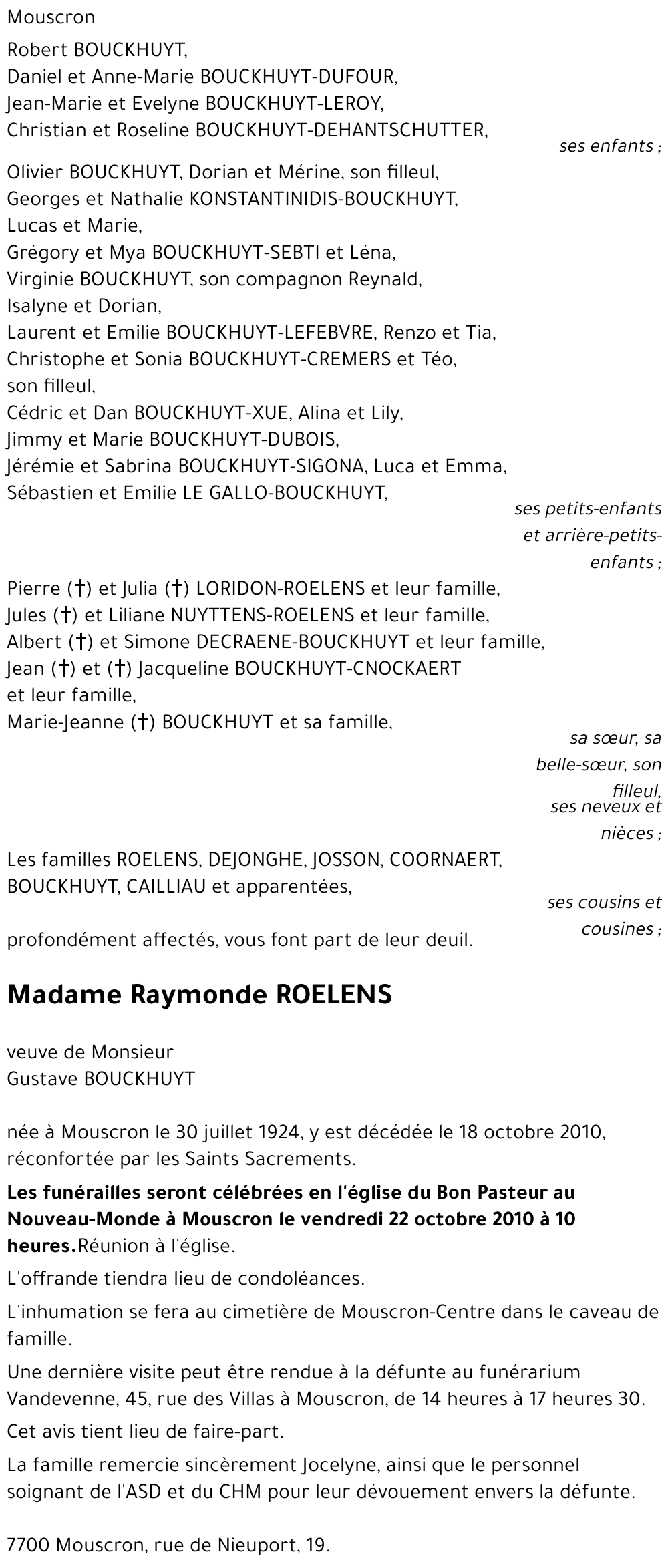 Raymonde ROELENS