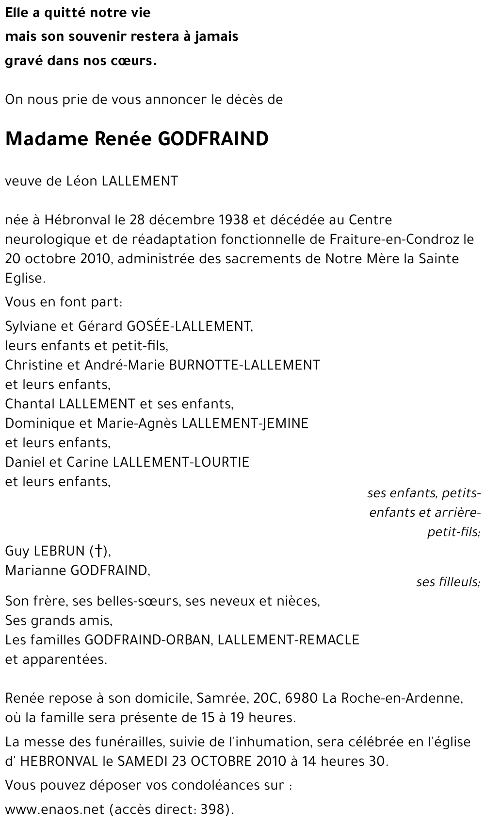 Renée GODFRAIND