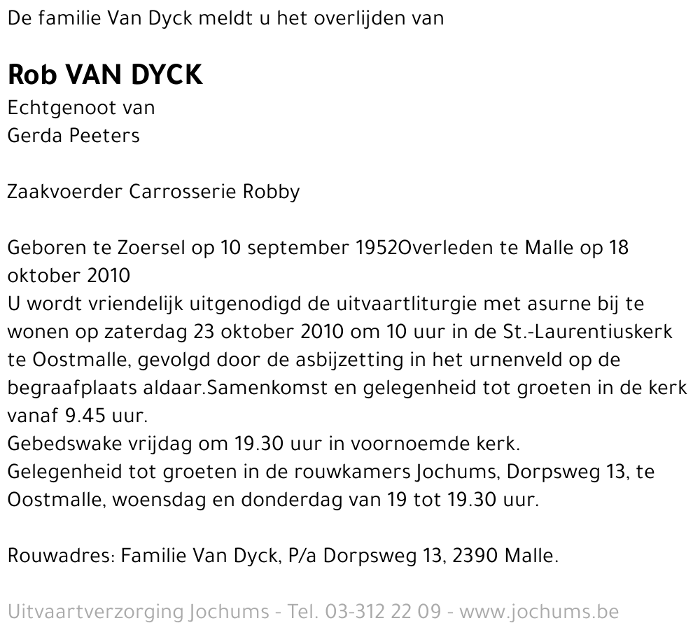 Rob Van Dyck
