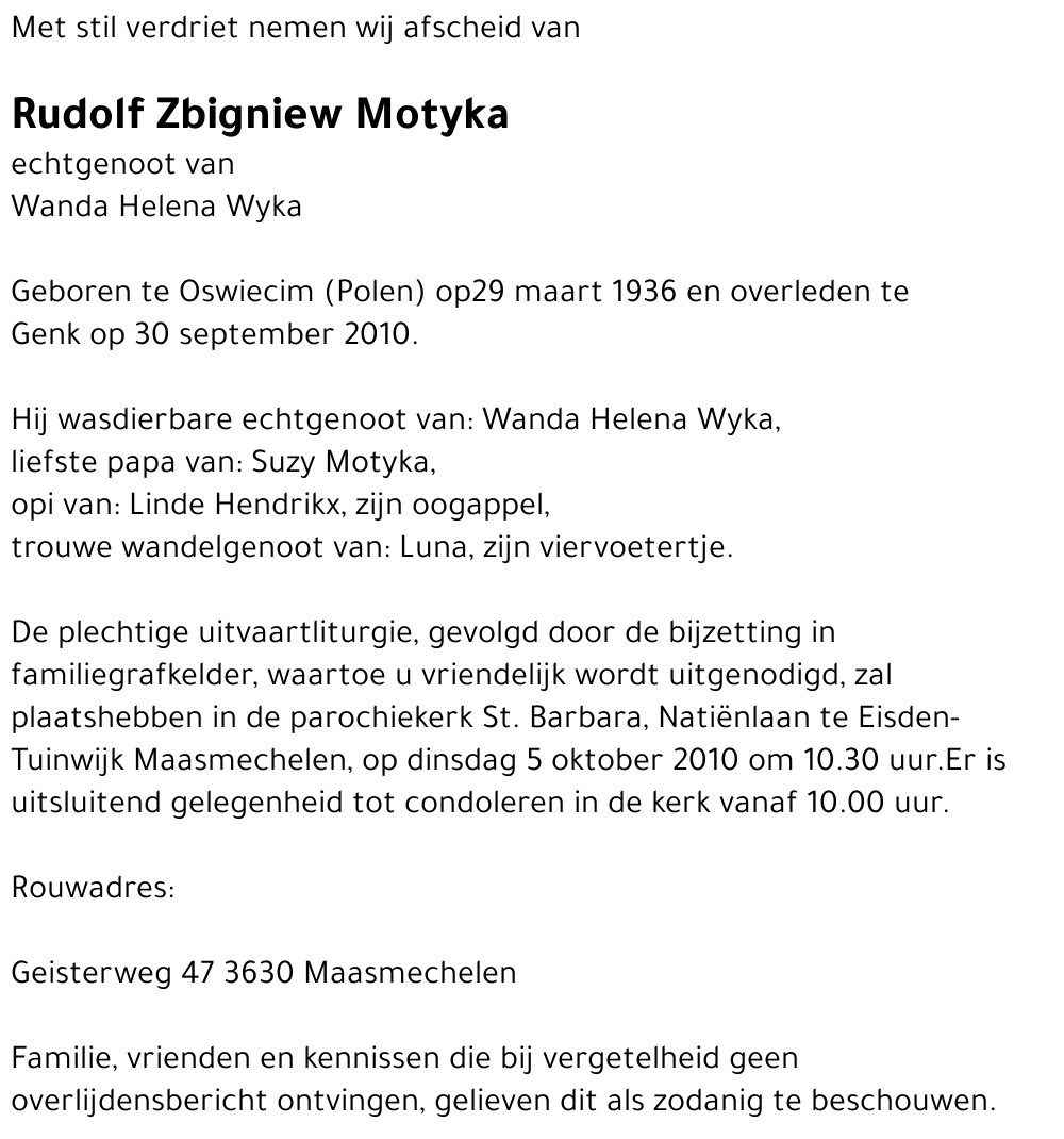 Rudolf Ebigniew Motyka