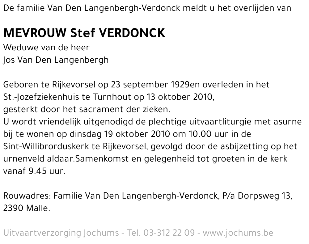 Stef Verdonck