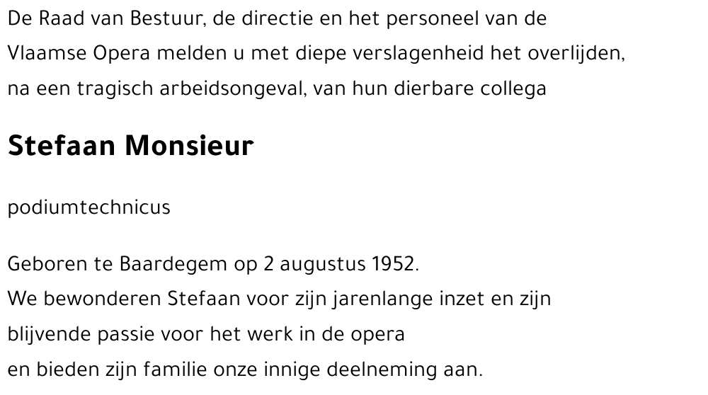 Stefaan MONSIEUR