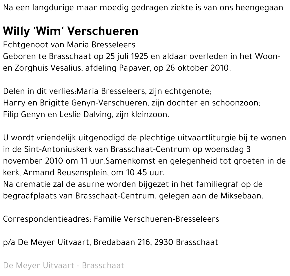 Willy Verschueren