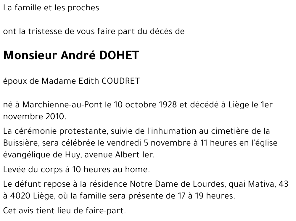 André Dohet