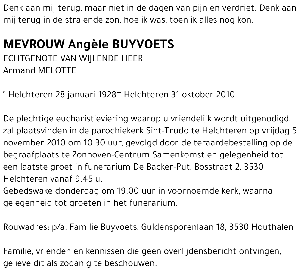 Angèle BUYVOETS