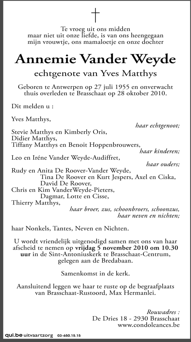 Annemie Vander Weyde