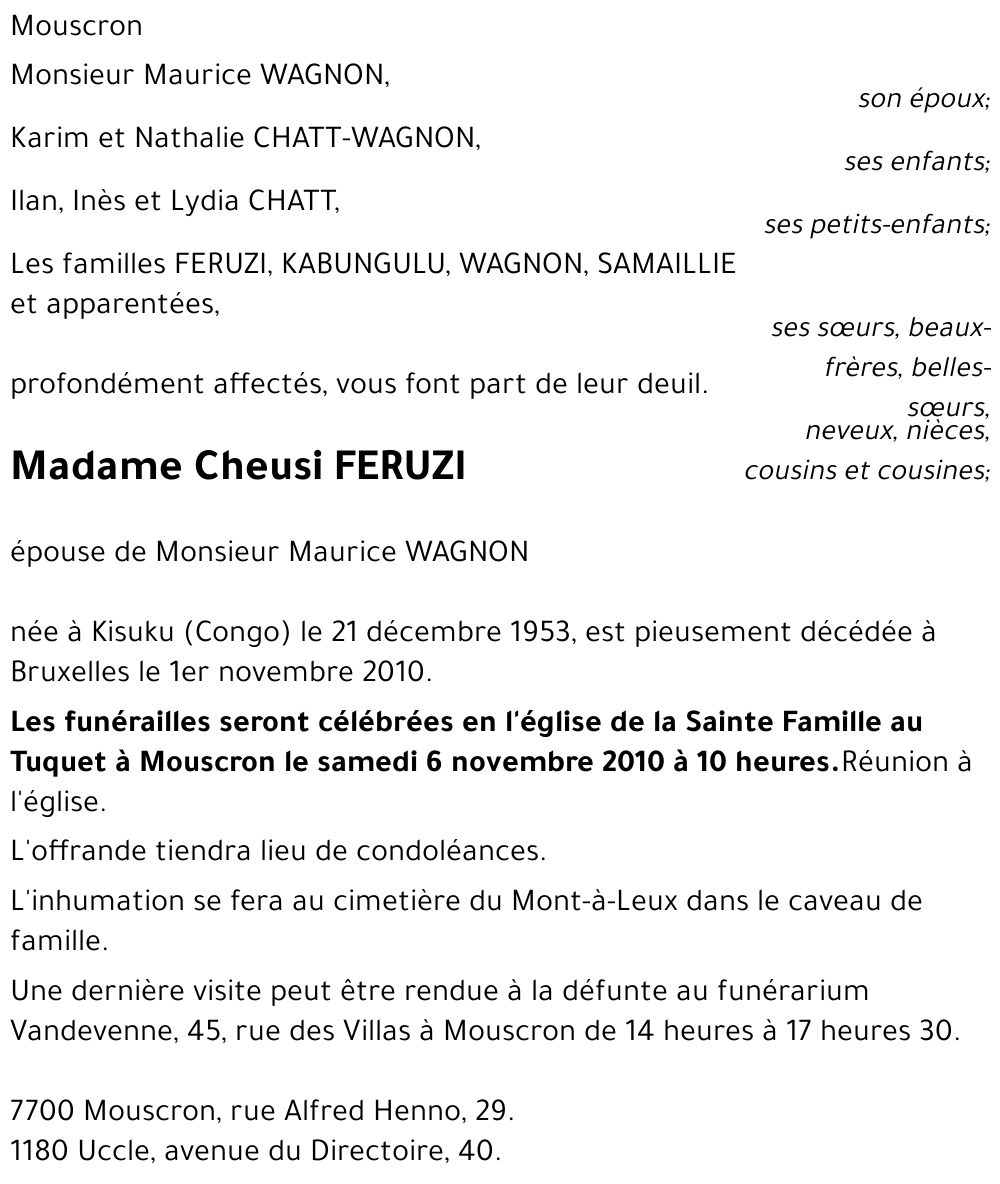 Cheusi FERUZI