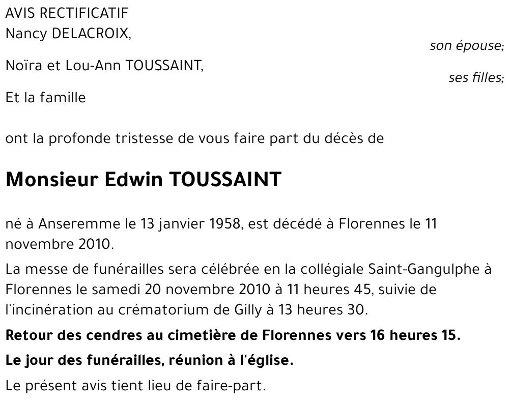 Edwin TOUSSAINT