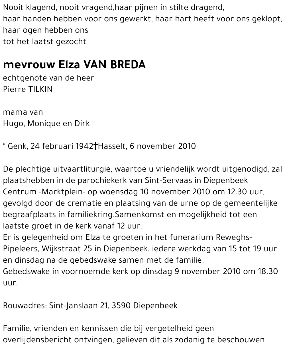 Elza Van Breda