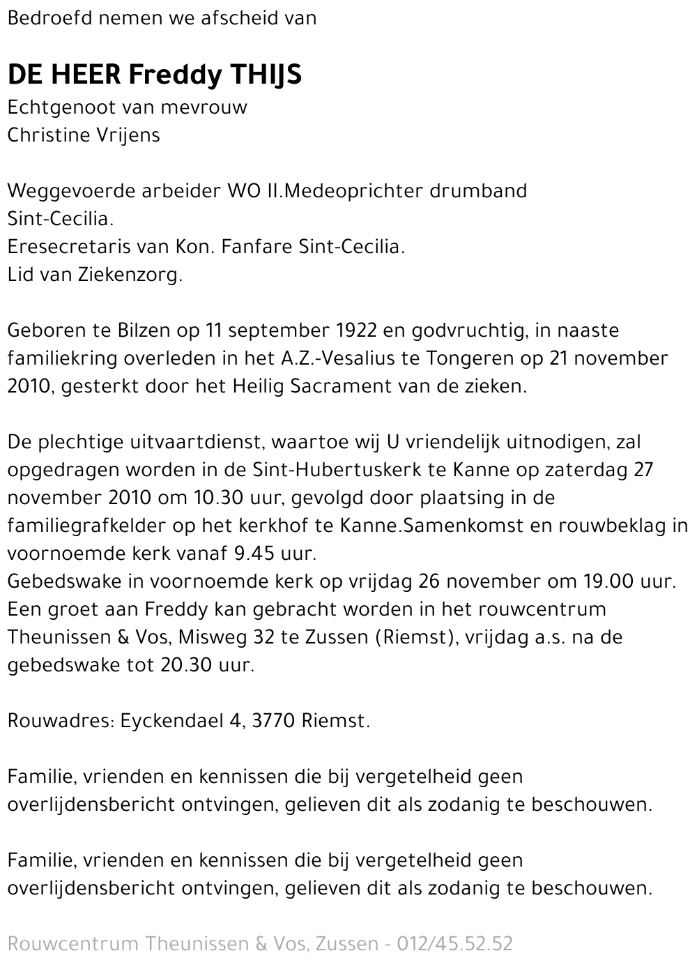 Freddy Thijs