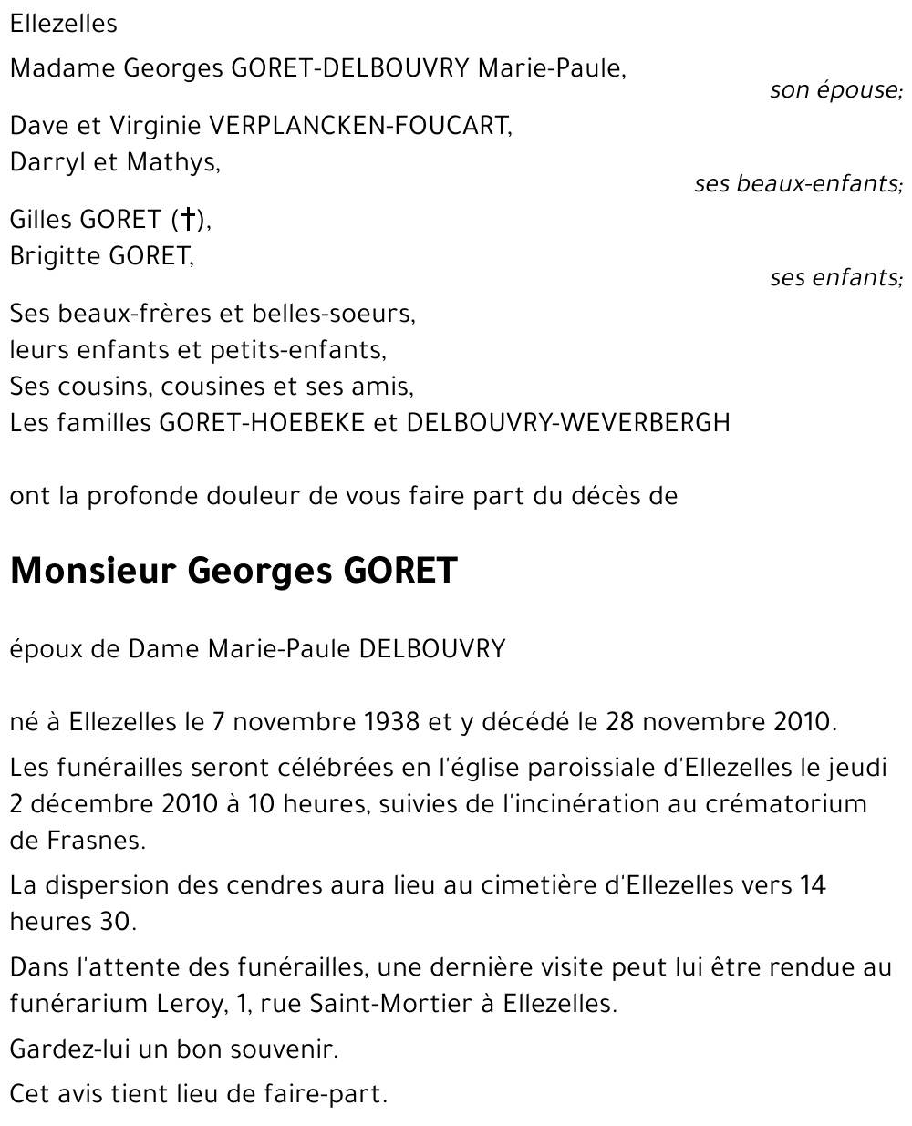 Georges GORET
