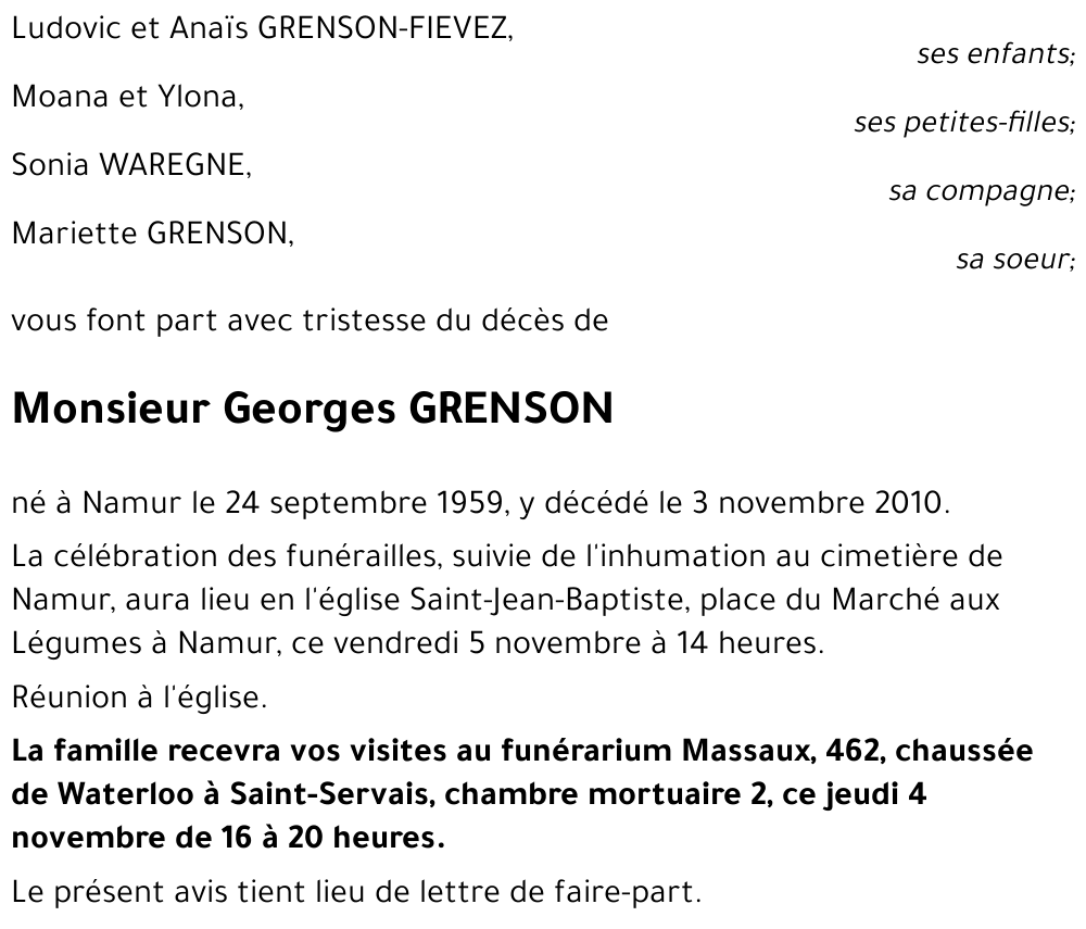 Georges GRENSON
