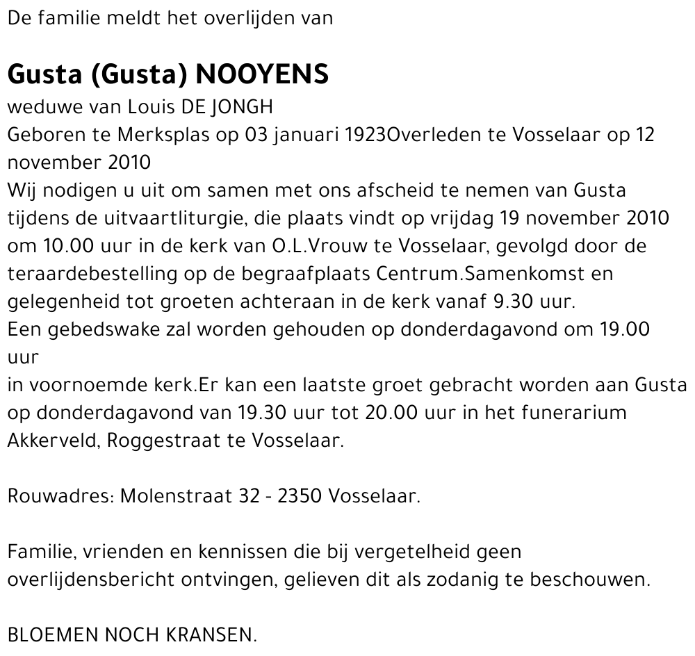Gusta NOOYENS