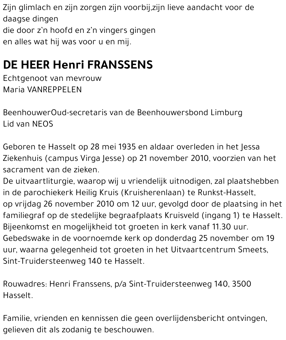 Henri Franssens