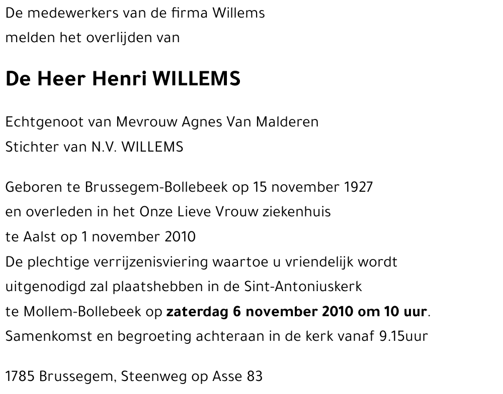 Henri WILLEMS