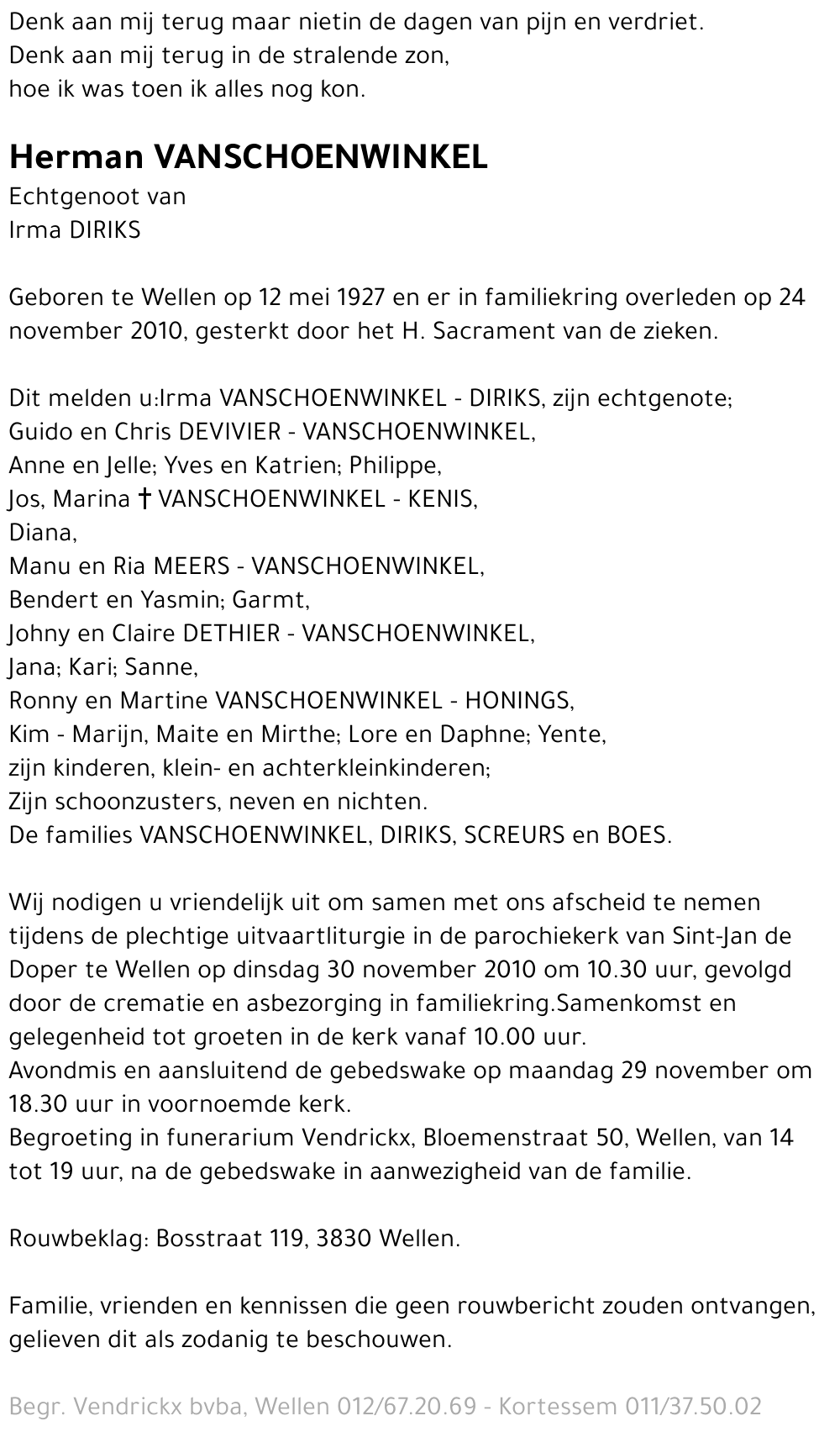 Herman Vanschoenwinkel