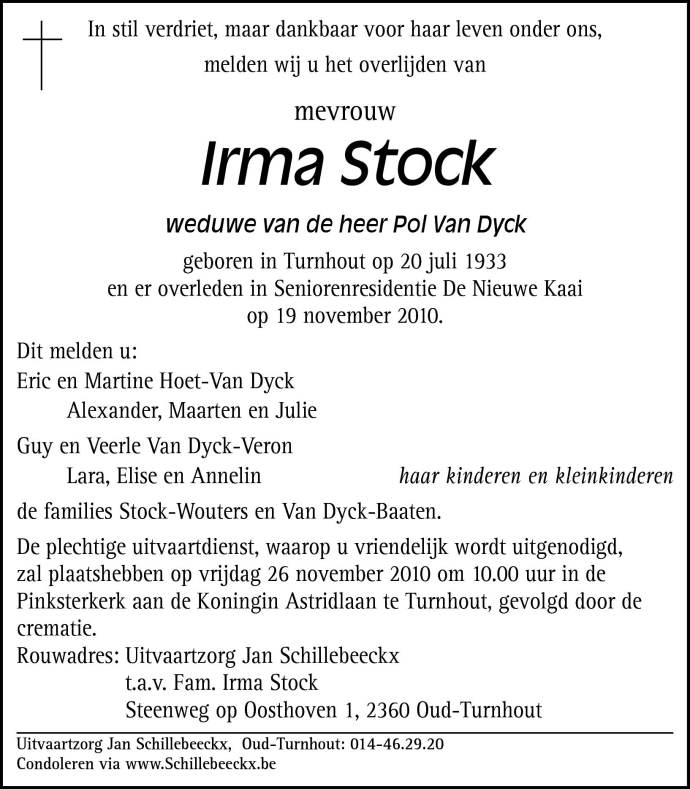 Irma Stock