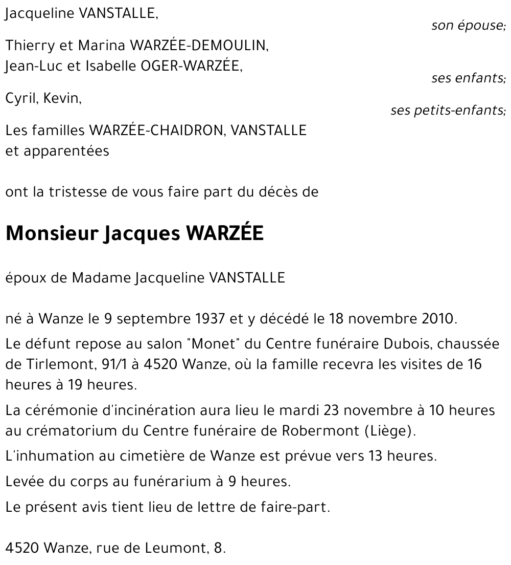 Jacques Warzée