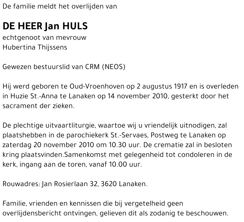 Jan Huls