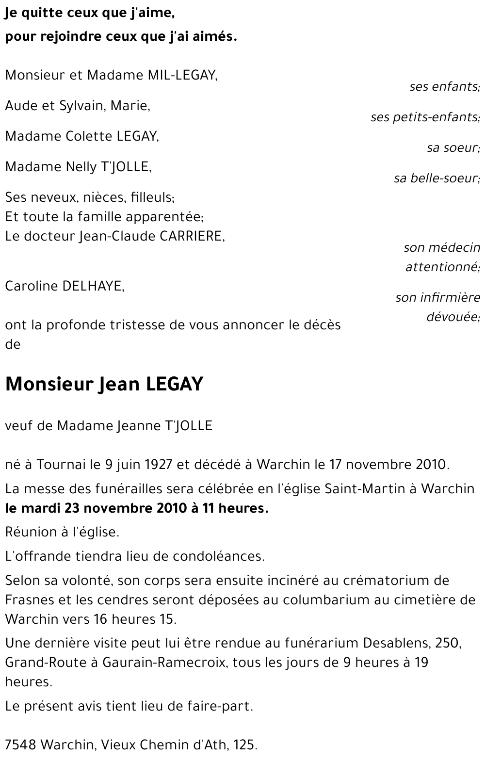 Jean LEGAY