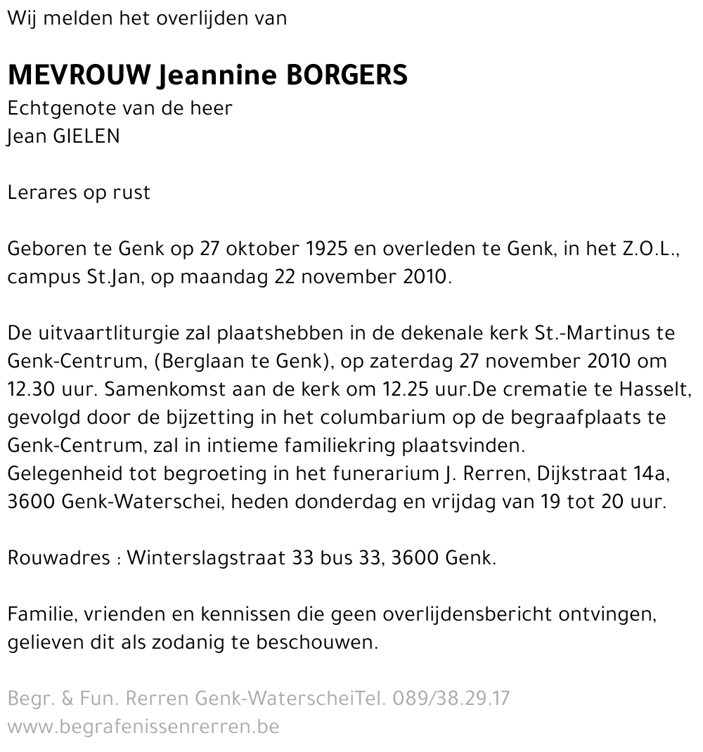 Jeannine Borgers