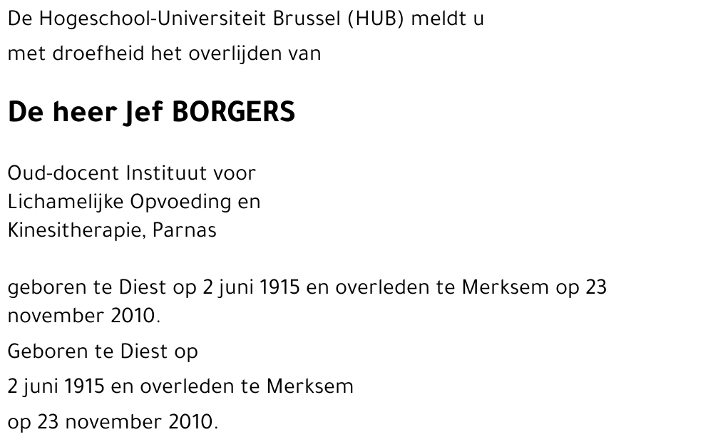 Jef Borgers