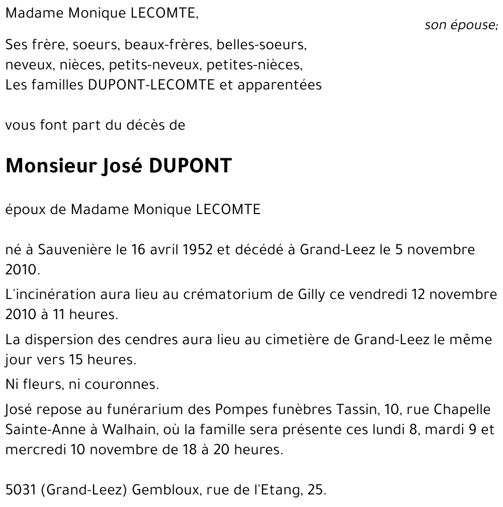 José DUPONT